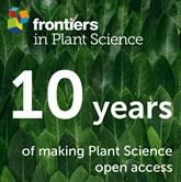 10 years of Frontiers in Plant Science | Frontiers Research Topic